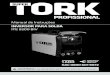 Manual de Instruções - Ferramentas Super Tork · Processo de solda TIG (Gás de Tungstênio inerte) e o processo de solda Eletrodo (MMA). É utilizada para fazer a união de duas