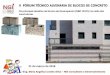 II FÓRUM TÉCNICO ALVENARIA DE BLOCOS DE CONCRETO · segundo a NBR 15575 Parte 4 Condição de uso: Dormitório Requisito: Níveis de ruído permitidos na habitação Critério: