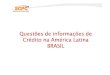 Questões de informações de Crédito na América Latina BRASIL · Questões de informações de Crédito na América Latina BRASIL. ... O SCR Sistema de Informações de Crédito(SCR)