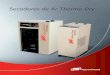 Secadores de Ar Thermo Dry · temperatura do ar comprimido na entrada do secador de 38 ºC e ponto de orvalho a pressão de operação de 3 ºC. Para valores diferentes, favor utilizar