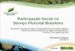 Participação Social no Serviço Florestal Brasileiro · reforma agrária Piauí/2013 . Assentados da reforma agrária Piauí/2013 . órgão de natureza consultiva do SFB (LGFP e