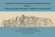 O Sistema de Financiamento Habitacional no Brasil ... Estoque de financiamento habitacional no Brasil: ... 150 mil unidades habitacionais; Criação do Sistema Financeiro da Habitação