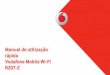 Vodafone Mobile Wi-Fi R207-Z · para Mobile Wi-Fi, dando-lhe um resumo rápido do estado da Mobile Wi-Fi. Mais abaixo, aparecem ainda painéis adicionais com informações sobre a