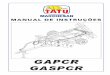 GAPCR GASPCR - marchesan.com.br · de rodagem composto de pneus e cilindro hidráulico, possibilitando o transporte por longa distância. Este sistema de rodagem também agiliza as