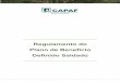 Regulamento do Plano de Benefício Definido Saldado · de Termo de Adesão quando se tratar da CAPAF e Convênio de ... S.A e a Caixa de Previdência Complementar do Banco da Amazônia