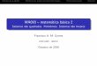 MA093 { matem atica b asica 2 - Instituto de Matemática ...chico/ma092/ma092_27_aplic_sist_nao_lin.pdf · Encontrar os pontos de interse˘c~ao das equa˘c~oes y = x2 x + y = 6 Nesse