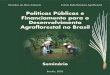 Políticas Públicas e Financiamento para o Desenvolvimento ... · Políticas Públicas e Financiamento para o Desenvolvimento Agroflorestal no Brasil Seminário Brasília, 2005 Ministério