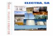 Relatorio Electra 2008 - ecowrex.org · de energia eléctrica e água da ELECTRA, bem como o ambiente de negócio. Os valores estimados deverão exceder os 130 milhões de euros em