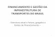 FINANCIAMENTO E GESTÃO DA INFRAESTRUTURA DE TRANSPORTES DO BRASIL · 2013-06-06 · ~100.000 km (Brasil atual ~ 180.000 km) 500 km . ... - sistema complexo e eficiente de suprir