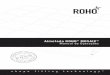 Almofada ROHO MOSAIC Manual de Operações · cuidador clínico, distribuidor ou a ROHO, Inc.. ... Use sabonete líquido suave, detergente de roupas ou outro detergente multiuso utilizado
