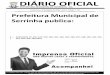 DI ÁRIO OFICIAL - pmserrinha.transparenciaoficialba.com.br · Prêmio, devendo iniciar-se a partir da publicação do ato concessivo. ... WILLIAN HENRIQUE PEREIRA DE CARVALHO Secretário