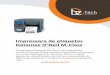 Datamax O’Neil M-Class - Bz Tech Automação Comercial | … · 2016-09-19 · 5.10 Mensagens de gerenciamento de arquivos (modelos com visor)...56 ... Parabéns pela compra de