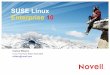 SUSE Linux Enterprise 10 - novell.com Tour 2008... · Ambientes de TI atualmente: Múltiplas plataformas, ... – Necessidade de consolidar e centralizar o gerenciamento em um ambiente