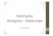 Interação Antígeno ‐Anticorpoxa.yimg.com/kq/groups/22813824/2100905806/name/AULA+1+-+Interação... · Forças de Van Der Waals: ... CONCEITOS BÁSICOS DE IMUNODIAGNÓSTICO Designa
