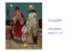Evangelho Nicodemos João 3:1----1515 · Nicodemos era um Doutor da Lei, um chefe entre os judeus. Era um homem bom, e, por esse motivo, desejava imensamente encontrar-se com Jesus,