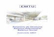 Relatório da Diretoria Balanço Patrimonial Balanço Socialemtu.sp.gov.br/EMTU/pdf/balanco2007.pdf · rampas de acesso, piso podotátil, lixeiras, bancos, comunicação visual, iluminação,
