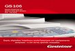 EQUIPAMENTO MULTIFUNCIONAL EM CORES - Innovatech · O Gestetner GS 106 faz mais do que proporcionar quatro equipamentos de escritório- copiadora, im-pressora ... Gramatura do papel