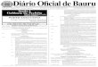 DIÁRIO OfIcIAl DE BAURU 1 Diário Oficial de Bauru · emissário; IV- Interceptor: Rede de tubulação, ... VI- Estação Elevatória de Esgotos ... ampliação e manutenção da