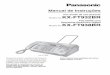 Modelo No. - panasonic.com · Obrigado por adquirir o aparelho de fax Panasonic. ... (KX-FT938 somente) 6 Manual de Instruções 1 Bandeja de papéis (KX-FT938 somente) ... F No caso