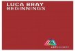Luca Bray beginnings - artlounge.com.pt · jogar só pelo do jogo. Demasiadas regras limitam meu o processo. A minha criação é visceral, imediata e transparente. ... do cenário