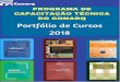 Portfólio de Cursos 2018 - conarq.arquivonacional.gov.brconarq.arquivonacional.gov.br/images/portfolio/Portfolio_capacitac... · Fases da gestão de documentos Classificação e
