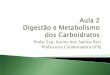 Profa. Esp. Karine dos Santos Reis Professora Colaboradora ...files.fisiobioquimica.webnode.com.br/200000048-2eda12fcde/Aula 2... · 50 –60% das calorias/dia devem vir dos CHO 1g