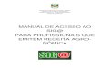 MANUAL DE ACESSO AO SIGA - PARA PROFISSIONAIS · Secretaria da Agricultura, Pecuária e Irrigação Departamento de Defesa Agropecuária Divisão de Insumos e Serviços Agropecuários