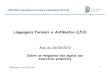 Linguagens Formais e Autômatos (LFA)inf1626/docs/2013/extras/LFA-aula06-exercicios.pdf · qj = estado-alvo da transição defina formalmente o autômato A. Informática PUC-Rio ©Clarisse