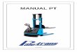 MANUAL PT - transpalet.com.br · Todo procedimento de carga e manutenção de sua bateria está especificado no manual que acompanha o carregador. Siga todo o procedimento corretamente