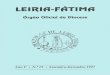LEIRifi-FfiTIMfl - leiria-fatima.pt · LEIRifi-FfiTIMfl Órgão Oficial da Diocese Ano V • N. Q 15 • Setembro Dezembro 1997 DIRECTOR AMÉRICO FERREIRA CHEFE DE REDACÇÃO CARLOS