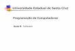 Programação de Computadoressmiglesias.tripod.com/slides1/aula9.pdfSistemas Operacionais • Os sistemas operacionais mais difundidos no Brasil para uso em computadores pessoais são