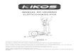 MANUAL DO USUÁRIO ELÍPTICO KIKOS 8703 - Mais …maiscontinental.com.br/produtos/Kikos/Eliptico/8703/Eliptico Kikos... · Fase de esfriamento corporal A finalidade do esfriamento