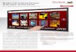 Monitor LCD comercial de toque de 65 (64,5 de área visível) · de TV/Video CONECTOR Analógico ... brilho, temperatura da cor, ajuste de temperatura, nitidez Configuração VGA