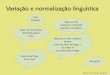 Variação e normalização linguísticaprofserafina.weebly.com/uploads/1/6/6/2/1662499/v_n_ling.pdf · Morfologia: –“a senhor” > “a senhora ” Variação histórica Variação