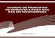 ACORDO DE PRINCÍPIOS DE CONDUTA E ÉTICA DAS OSC EM MOÇAMBIQUEƒ³digo de... · Acordo de Princípios de Conduta e Ética das OSC em Moçambique ... sidade e a importância da criação