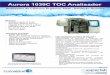 Analisador de Carbono Orgânico Total - Oxidação Química · Aurora 1030C TOC Analisador Analisador de Carbono Orgânico Total - Oxidação Química Abril/ 2016 Monitora controle