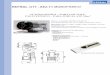 D17 Sez71.pdf · Para portas de fole com 1 ou 2 folhas superiores a 25m2. Monofásico, O,33cv, 380V/ 400W/ 35Nm ventilado, corrente absorvida 3.2A Inclui botoneira com sinalizador