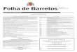 PODER XECUTIVO Barret 13 tembr 2018 Folha de Barretos · ser utilizada na execução de serviços de tapa buraco, pavimentação e recapeamento asfáltico e, vários locais da cidade