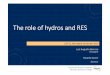 The role The role ofooffofhydros hydroshydrosand ...epe.gov.br/sites-pt/publicacoes-dados-abertos/publicacoes... · PDF fileThe role The role ofooffofhydros hydroshydrosand aannddandRES
