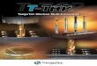 TaeguTec Machos Multi-funcionais · 3 Classes T-TAP Estudo de Caso Vida útil da ferramenta Classes Código Cor Características e Aplicações Sem Cobertura No Metal Brilhante •
