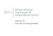 William Stallings Organização de Computadores Digitais Controle... · OCD – Organização de Computadores Digitais - 2009 Prof. Camilo Rodrigues Neto Controle Micro-programado: