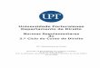 Universidade Portucalense Departamento de Direito · d) Curriculum Vitae actualizado, acompanhado dos respectivos documentos comprovativos; e) Prova do pagamento dos emolumentos estipulados