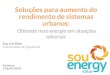Soluções para aumento do rendimento de sistemas urbanos · Coordenador de Engenharia Fortaleza, 13/junho/2018. Apresentação CASOS Tecnologias para o aumento de eficiência I