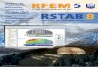 RFEM 5 / RSTAB 8 - Dlubal Software GmbH · Deteção e eliminação de erros de entrada através de verificação do modelo Cálculo Análises linear-estática, de segunda ordem e