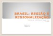 BRASIL: REGIÃO E REGIONALIZAÇÃOpessoal.educacional.com.br/up/4660001/10675734/2018 regionalizacao... · Geografia e Estatística) ... devido a industrialização e urbanização