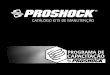 CATÁLOGO KITS DE MANUTENÇÃO - proshock.com.br · estruturais empenadas, tortas, desalinhadas, trincadas ou fraturadas, devem ser enviadas imediatamente para a ProShock avaliar