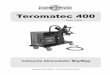 0205799 rev 0 Teromatec 400 V - Eutectic Castolin · Tabela 1 - Recomendação do número de lente ... Altura x Largura x Comprimento (mm) Corrente Constante AC | DC 400A 100% 78V