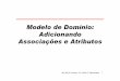 Modelo de Domínio: Adicionando Associações e Atributosariadne/mc436/1s2017/Lar1112MDAssAtr.pdf · MC 426 IC Unicamp – M. Cecilia C. Baranauskas 2 UmaAssociação • É um relacionamento