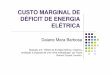 ELÉTRICA CUSTO MARGINAL DE DÉFICIT DE ENERGIA · de atender à demanda adicional. ... como tomada/alívio de carga, faixas operativas e cu ... incorporação do mercado total de