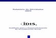 Relatório de Atividades 2004 - idis.org.br · Empresa de contabilidade que prestou serviços contábeis a partir de março de 2004. Deloitte Touche Tohmatsu - Empresa de auditoria